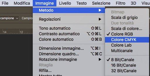 Conversione immagine da rgb a cmyk